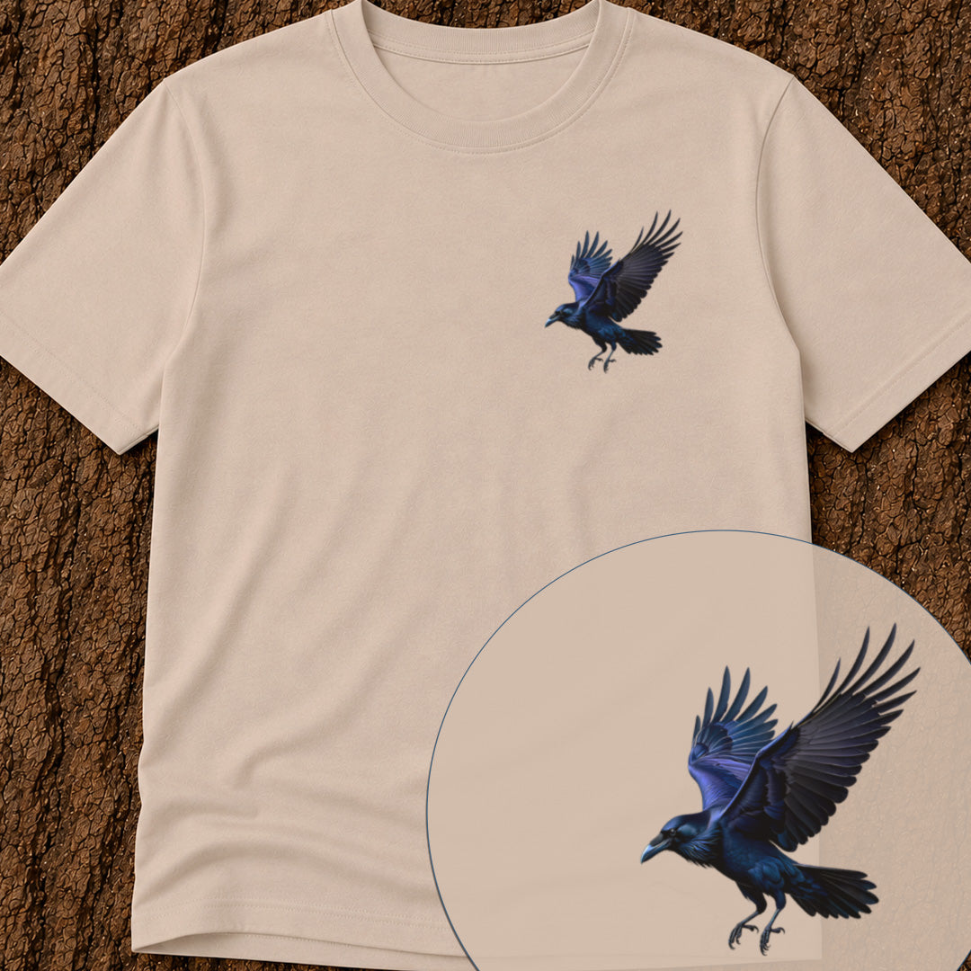 Raaf in Vlucht Bio T‑Shirt