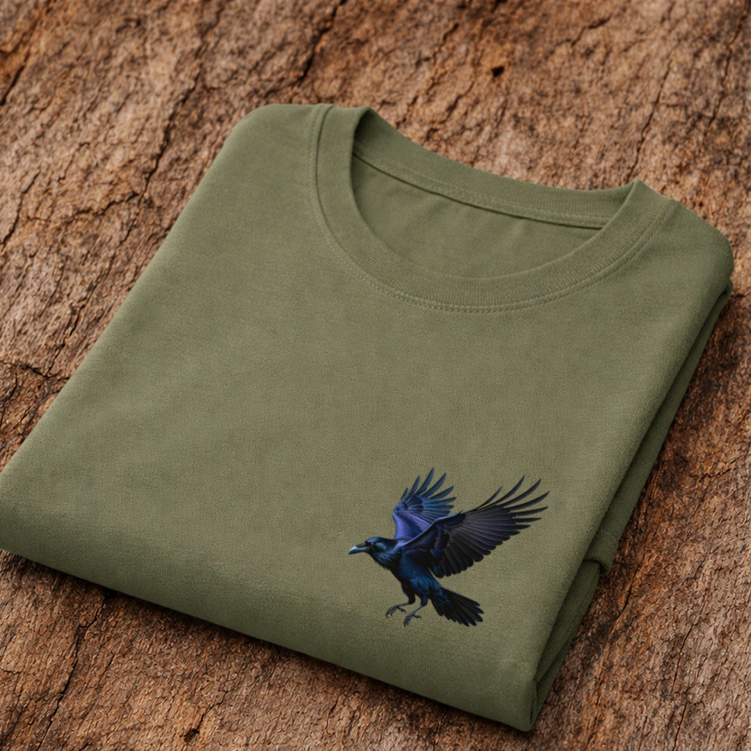 Raaf in Vlucht T‑Shirt