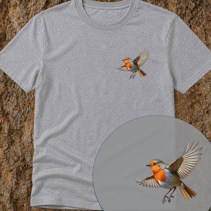 Roodborstje vliegend Bio T-shirt