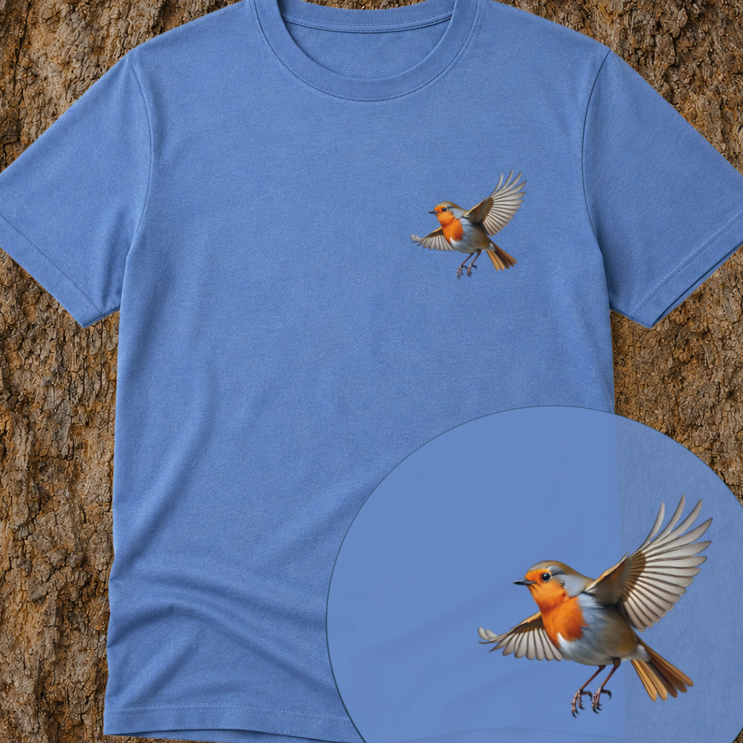 Roodborstje vliegend Bio T-shirt