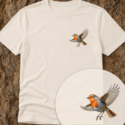 Roodborstje vliegend Bio T-shirt