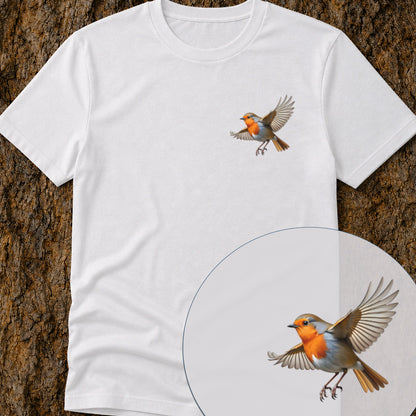 Roodborstje vliegend Bio T-shirt