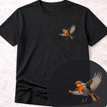 Roodborstje vliegend Bio T-shirt