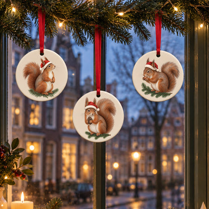 Set van 3 kersthangers – Eekhoorntjes