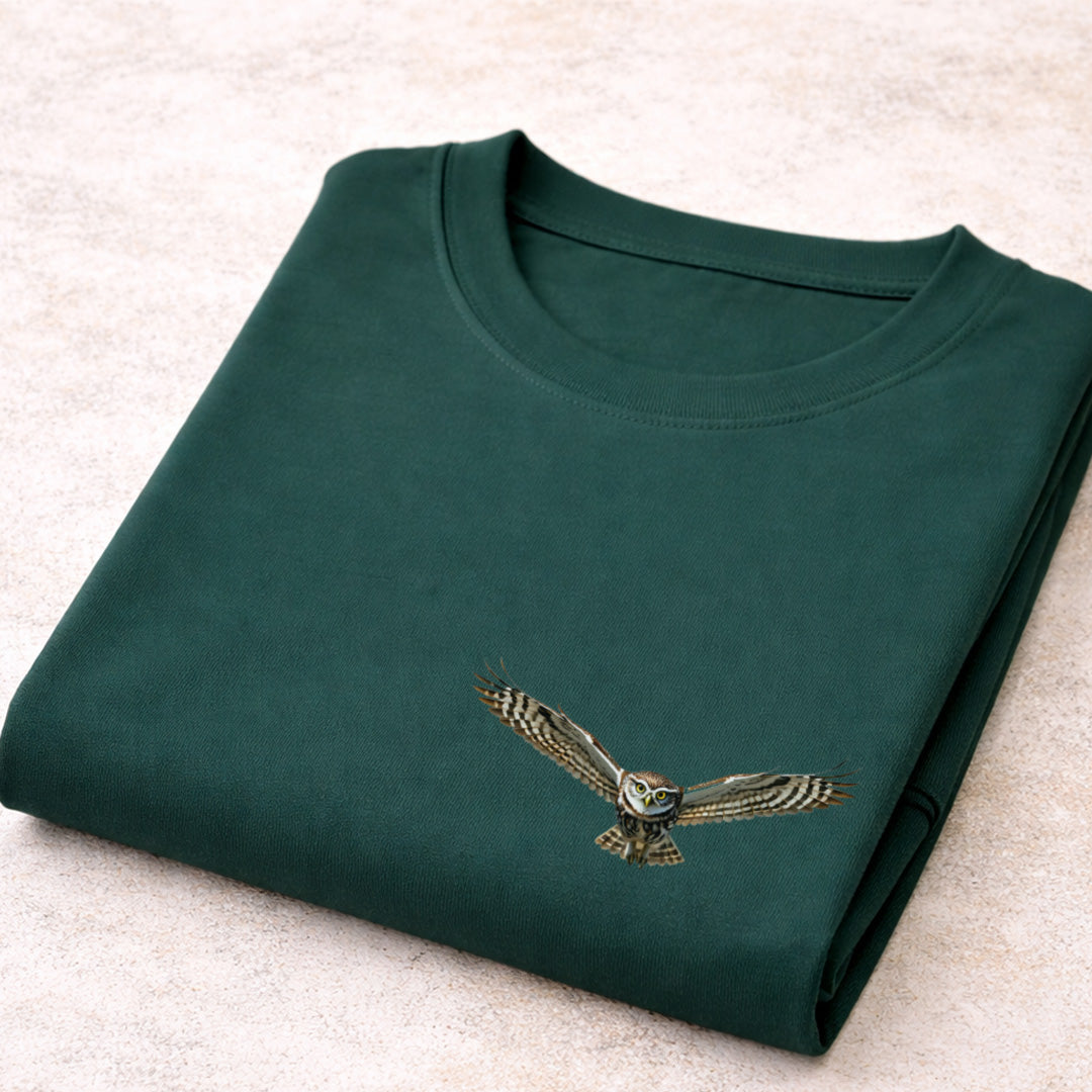 Steenuil zwevend T‑Shirt