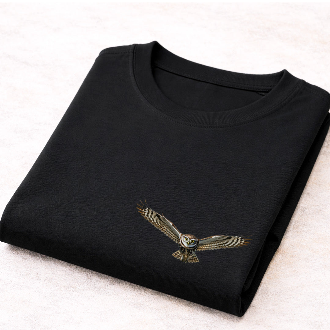 Steenuil zwevend T‑Shirt
