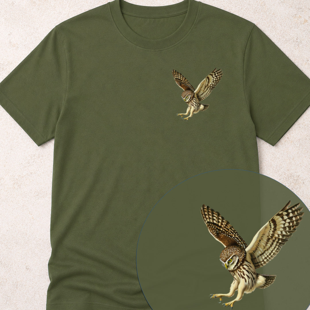 Steenuil jagend T‑Shirt