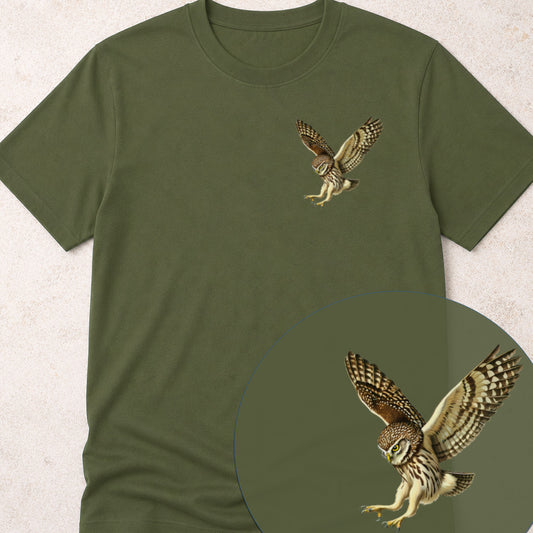 Steenuil jagend T‑Shirt
