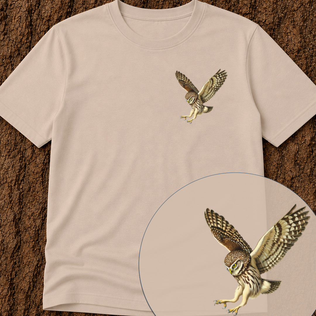 Steenuil jagend T‑Shirt