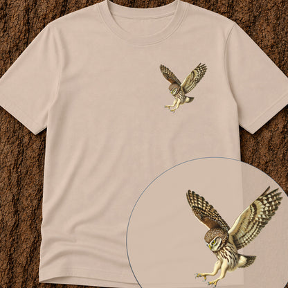 Steenuil jagend T‑Shirt