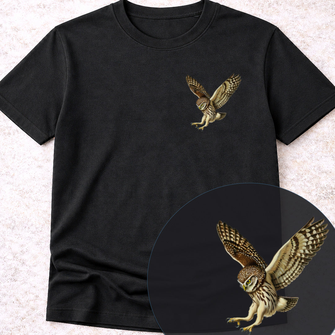 Steenuil jagend T‑Shirt