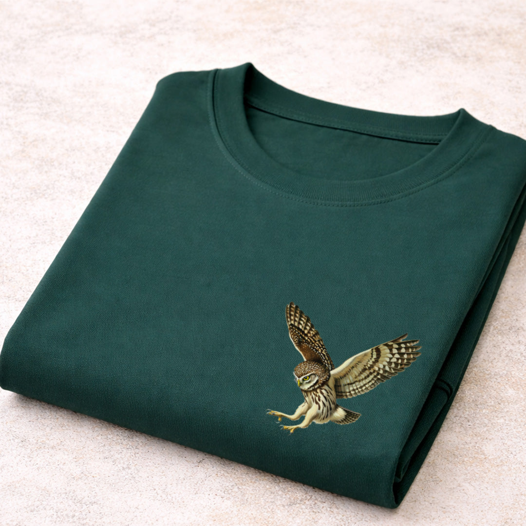 Steenuil jagend T‑Shirt