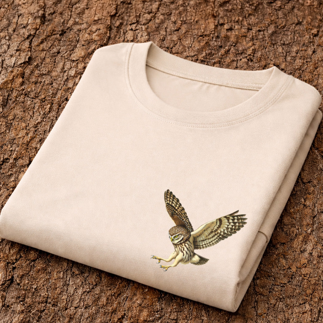 Steenuil jagend T‑Shirt