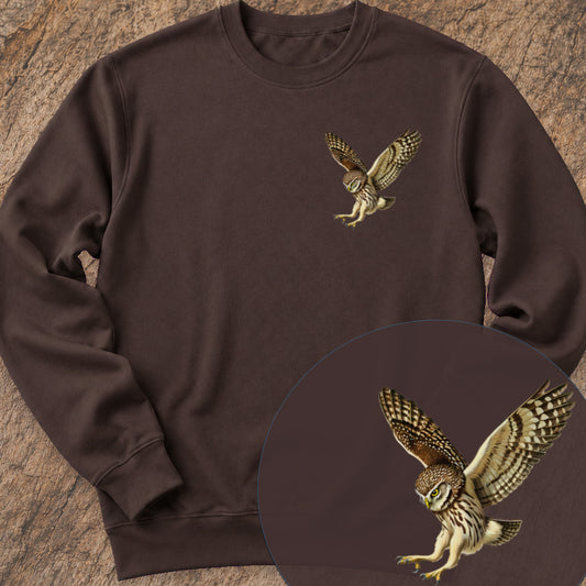 Steenuil jagend Sweatshirt