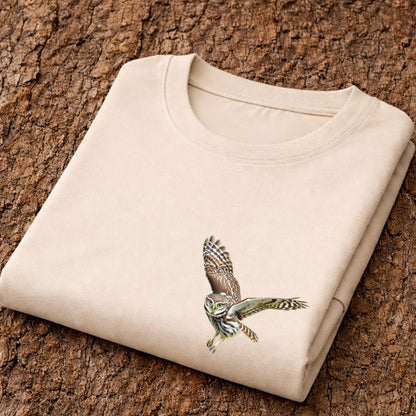 Steenuil in Vlucht T-shirt