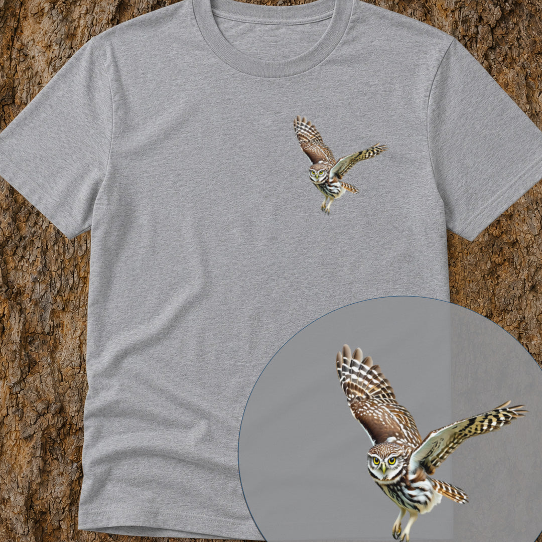 Steenuil in Vlucht Bio T-shirt