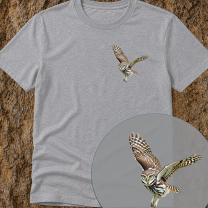 Steenuil in Vlucht Bio T-shirt
