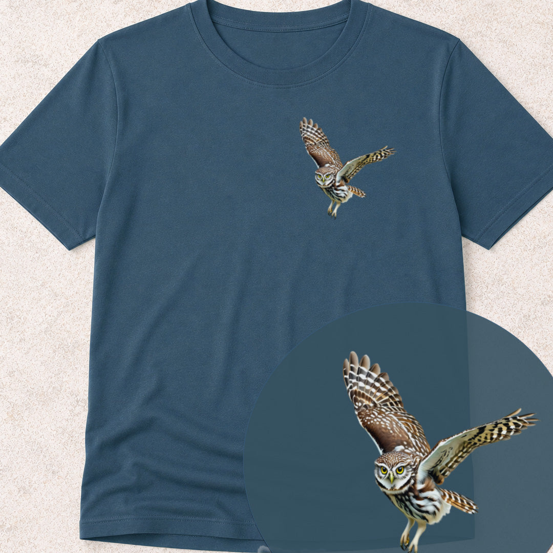 Steenuil in Vlucht Bio T-shirt