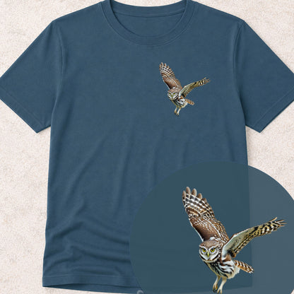 Steenuil in Vlucht Bio T-shirt