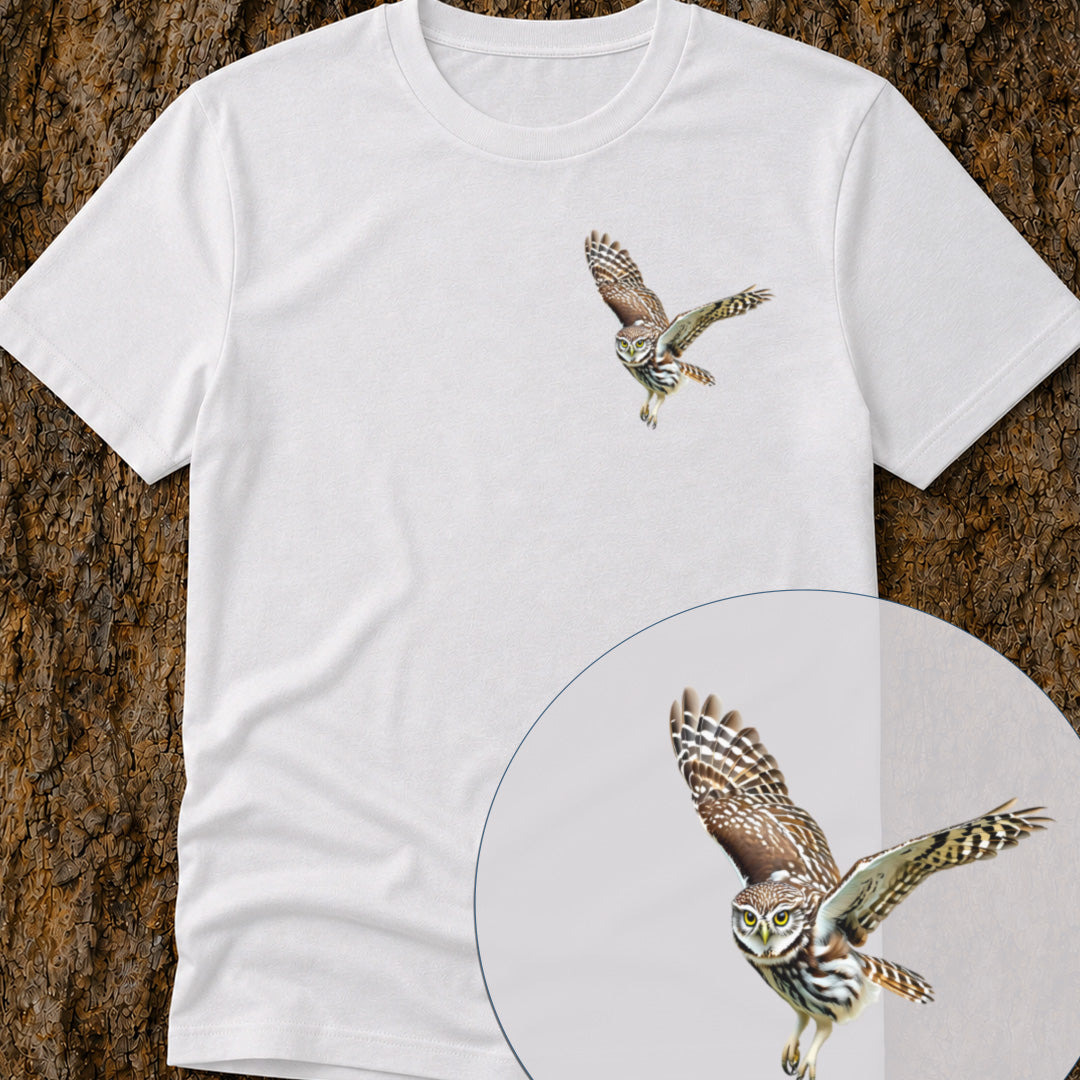 Steenuil in Vlucht Bio T-shirt