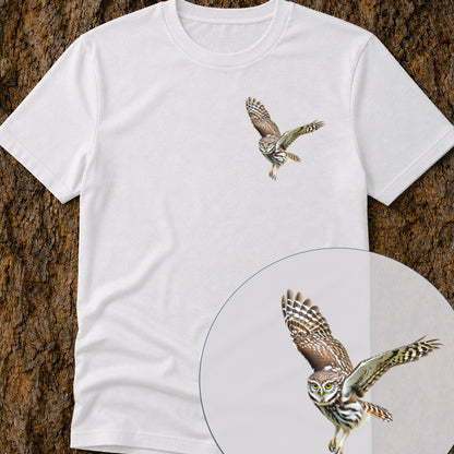 Steenuil in Vlucht Bio T-shirt