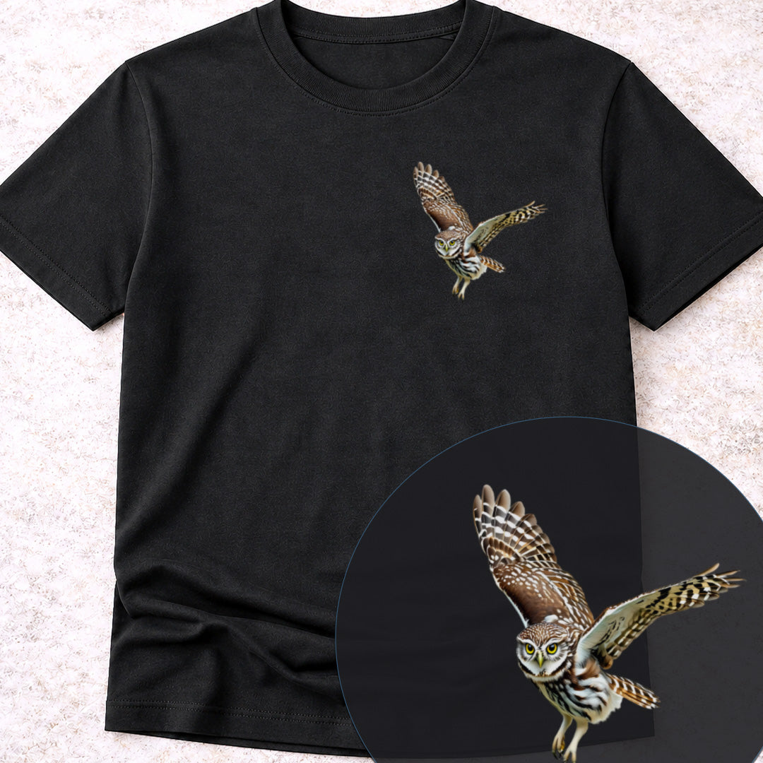 Steenuil in Vlucht Bio T-shirt