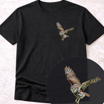 Steenuil in Vlucht Bio T-shirt