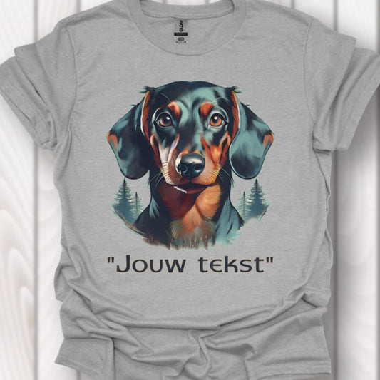Tekkel "jouw tekst" T‑shirt