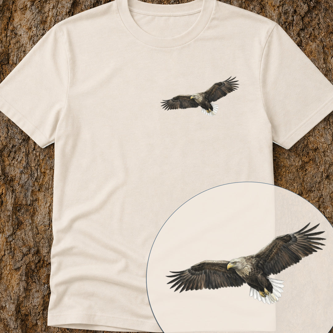 Zeearend zwevend Bio T-shirt