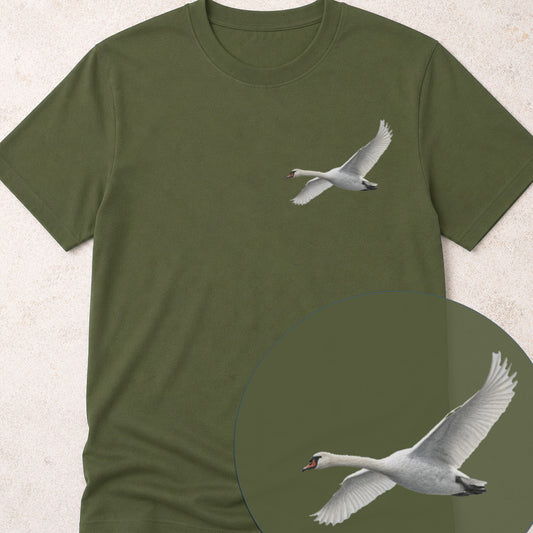 Zwaan vliegend Bio T‑Shirt